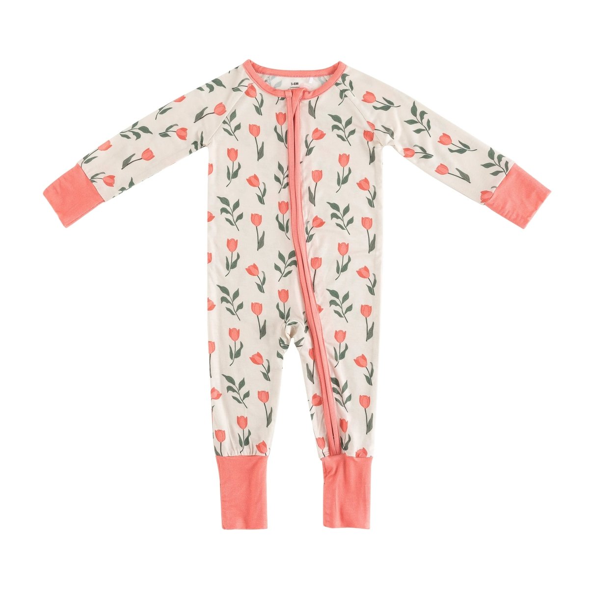 Dreamlet Tulip Convertible Zip Footies For Baby 12 18M Dreamlet - Everetts Place Boutique - 