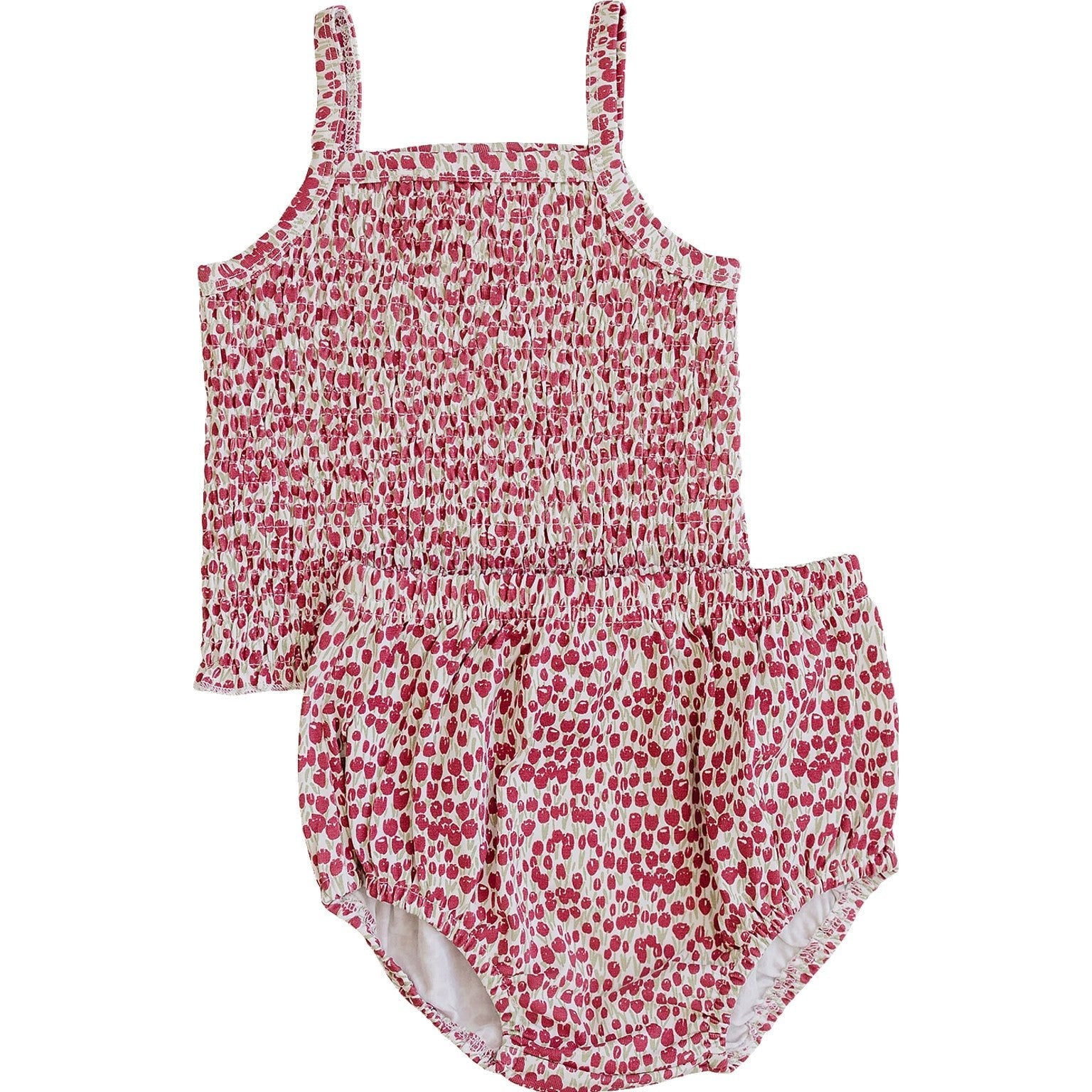 Tulip Ruched Bloomer Set - Baby & Toddler Clothing, Textile, Pink, One-piece garment, Swimsuit | Everetts Place