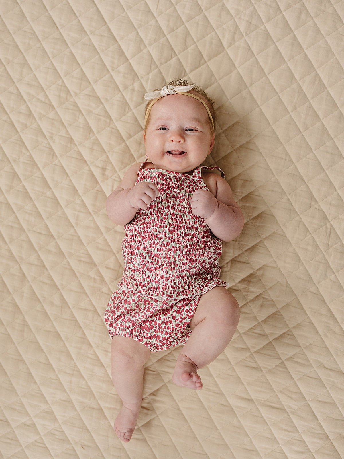 Mebie Baby Tulip Ruched Bloomer Set - 