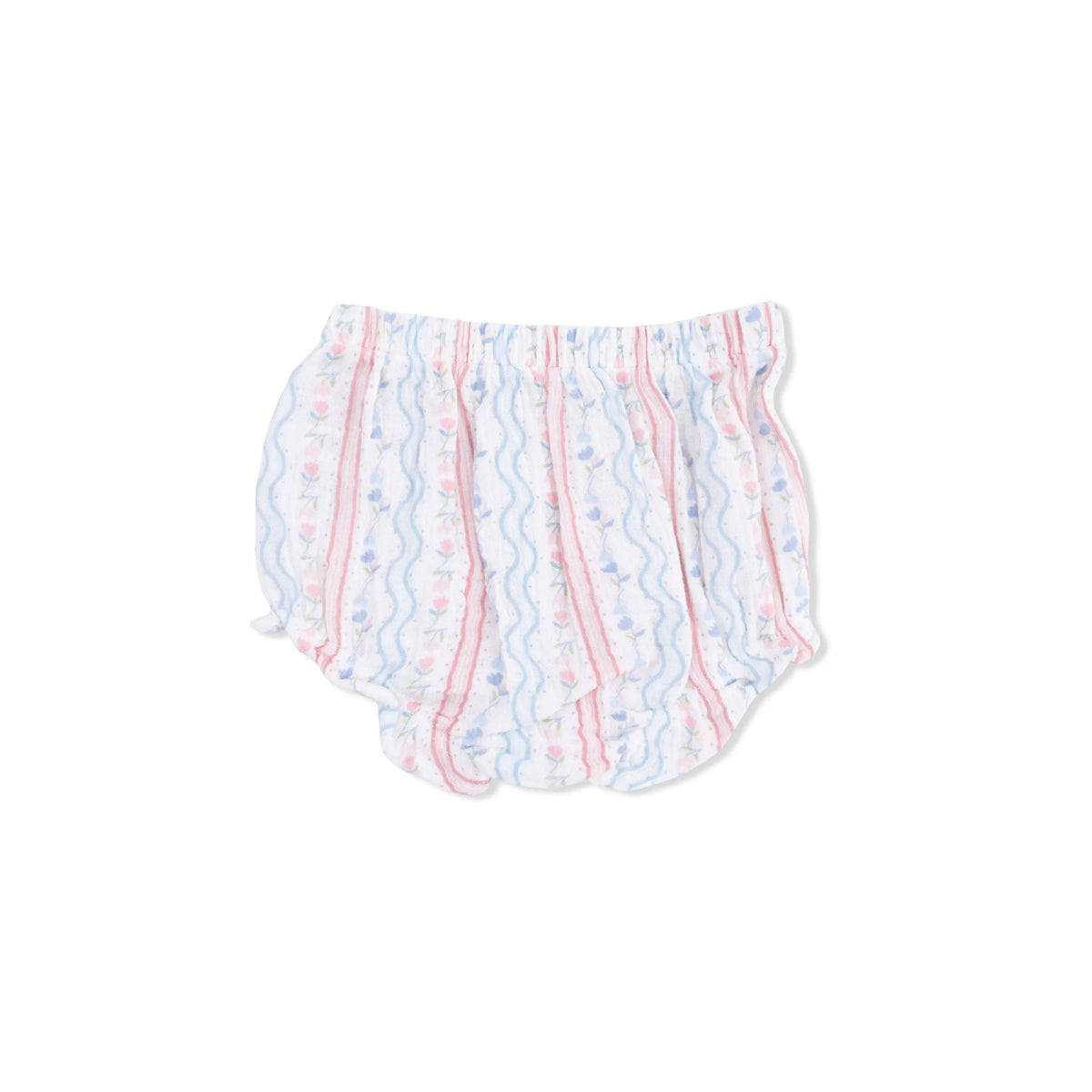 Angel Dear Tulip Stripe - Scallop Back Top with Bloomer & Headband - 