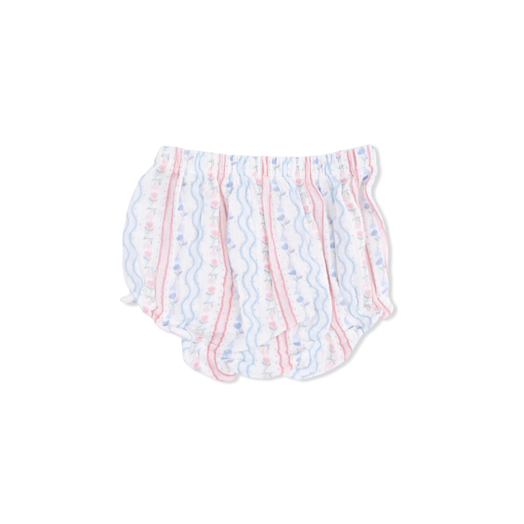 Angel Dear Tulip Stripe - Scallop Back Top with Bloomer & Headband - 