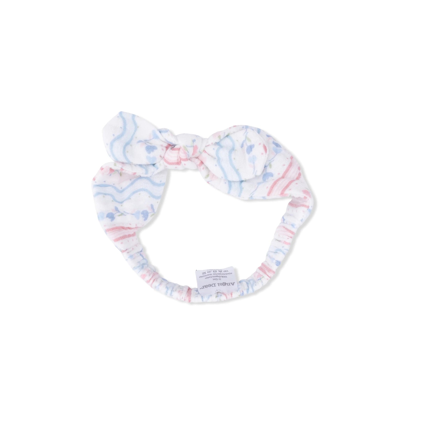 Angel Dear Tulip Stripe - Scallop Back Top with Bloomer & Headband - 