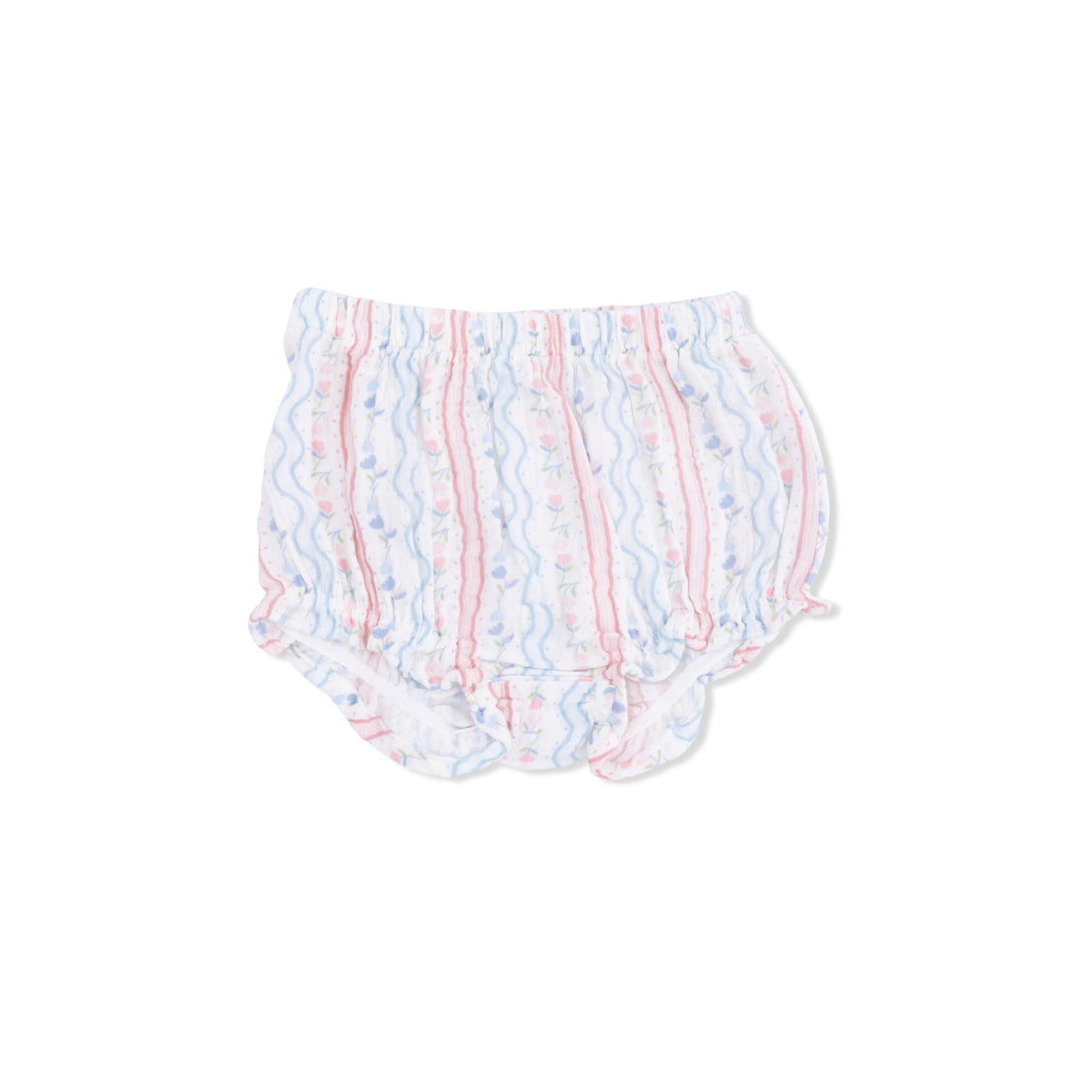Angel Dear Tulip Stripe - Scallop Back Top with Bloomer & Headband - 