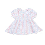 Angel Dear Tulip Stripe - Smocked Dress Set - 