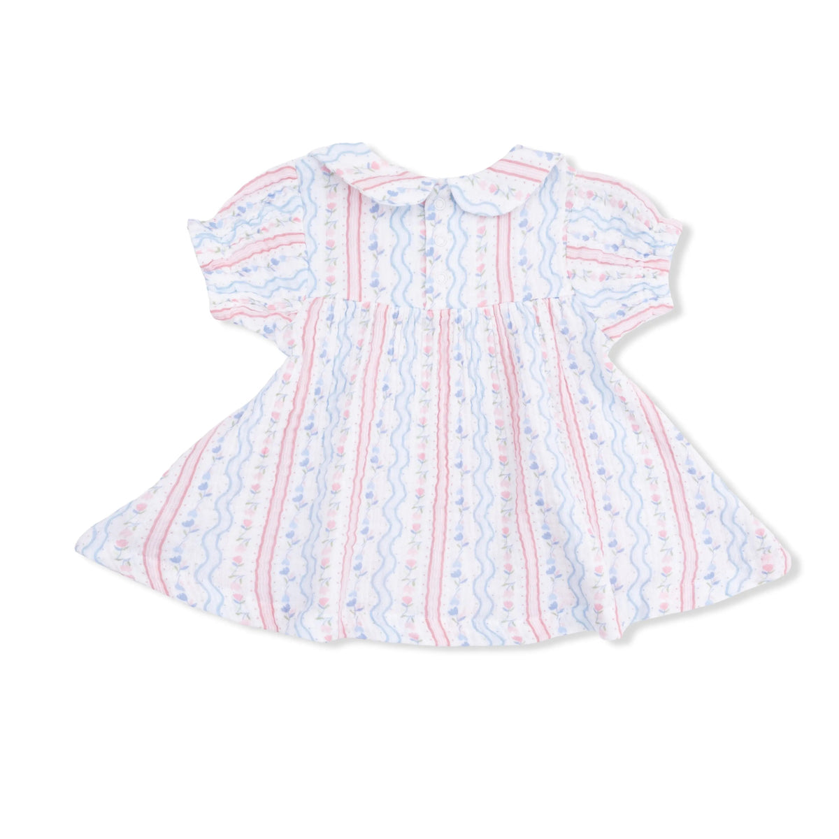 Angel Dear Tulip Stripe - Smocked Dress Set - 