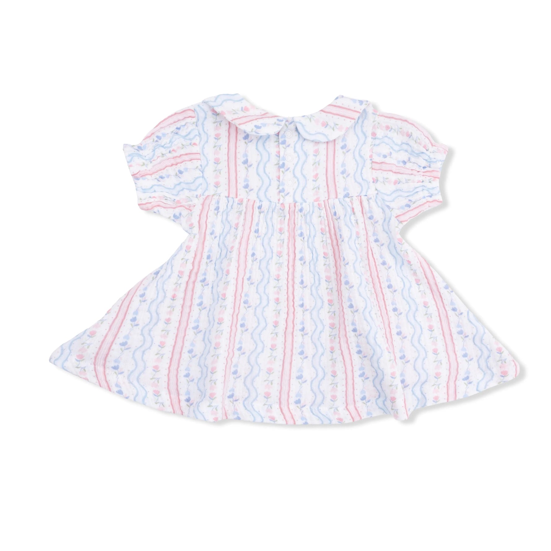 Angel Dear Tulip Stripe - Smocked Dress Set - 