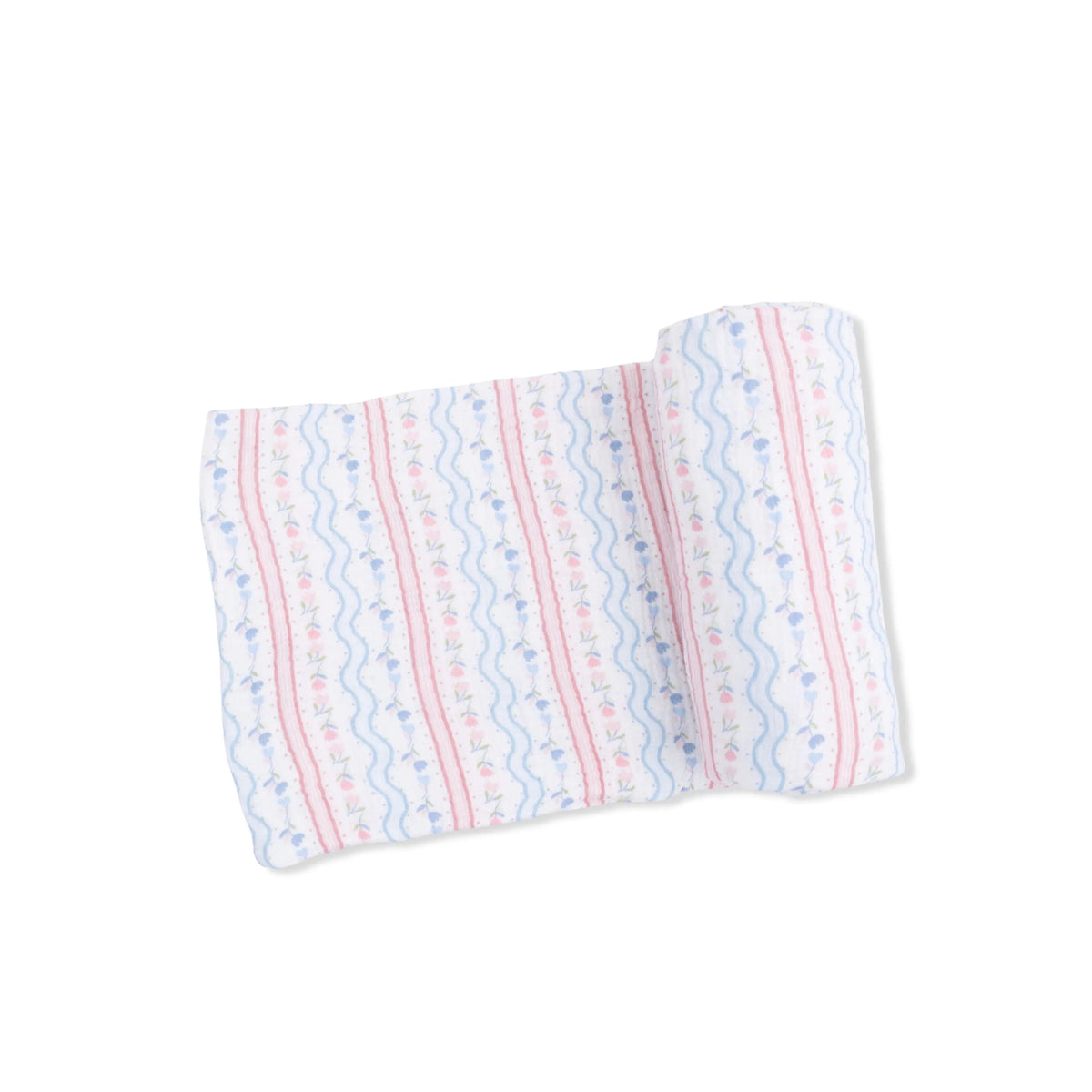 Tulip Stripe - Swaddle Blanket - Pink, Linens, Scarf, Household Supply, Towel | Everetts Place