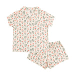 Dreamlet Tulip Womens Short Sleeve PJ Two Piece Bamboo Viscose Set - Everetts Place Boutique - 