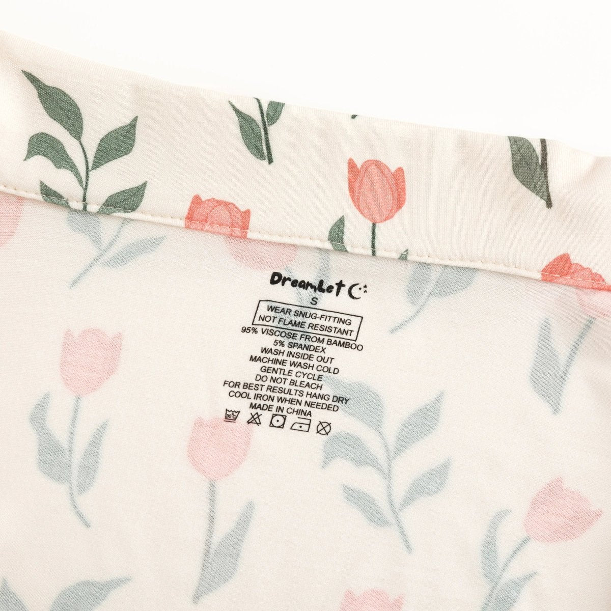 Dreamlet Tulip Womens Short Sleeve PJ Two Piece Bamboo Viscose Set - Everetts Place Boutique - 