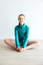 Mila & Rose ® Turbo Teal Active Shorty Shorts - 