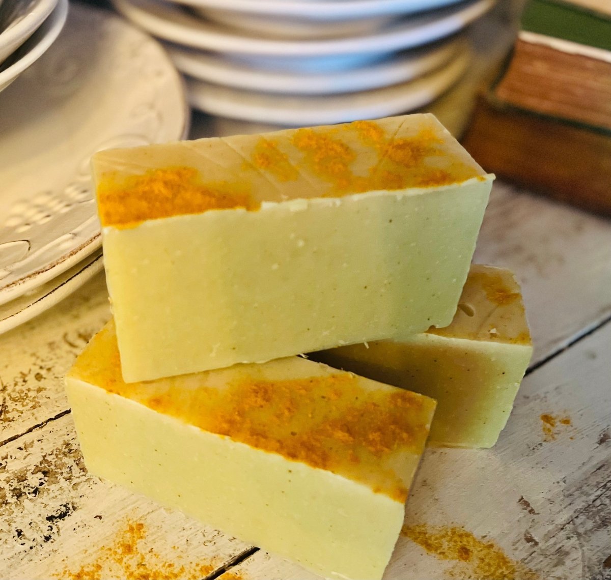 Sweet Harvest Farms Turmeric Handmade Organic Soap From Sweet Harvest Farms - Everetts Place Boutique - 