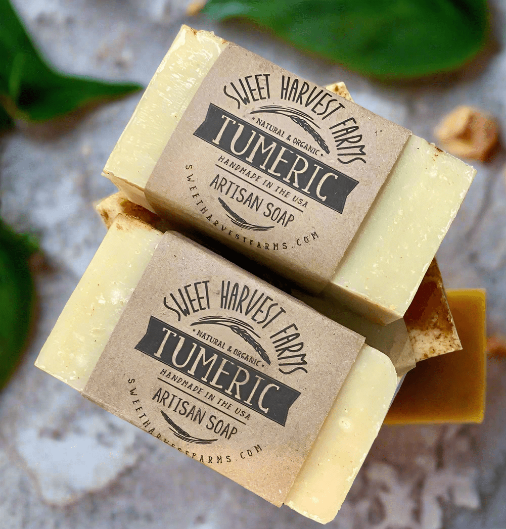 Sweet Harvest Farms Turmeric Handmade Organic Soap From Sweet Harvest Farms - Everetts Place Boutique - 