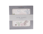 Newcastle Classics Turtles Bamboo Muslin Crib Sheet with Soft Breathable Fabric for Babies - Home & Garden > Linens & Bedding > Bedding > Bed Sheets Bamboo Crib Sheet