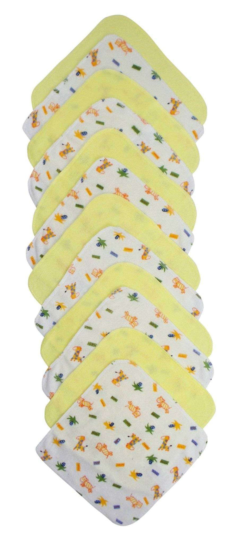 Twelve Piece Wash Cloth Set - Everetts Place: Online Boutique - Bathing