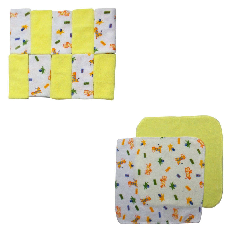 Twelve Piece Wash Cloth Set - Everetts Place: Online Boutique - Bathing