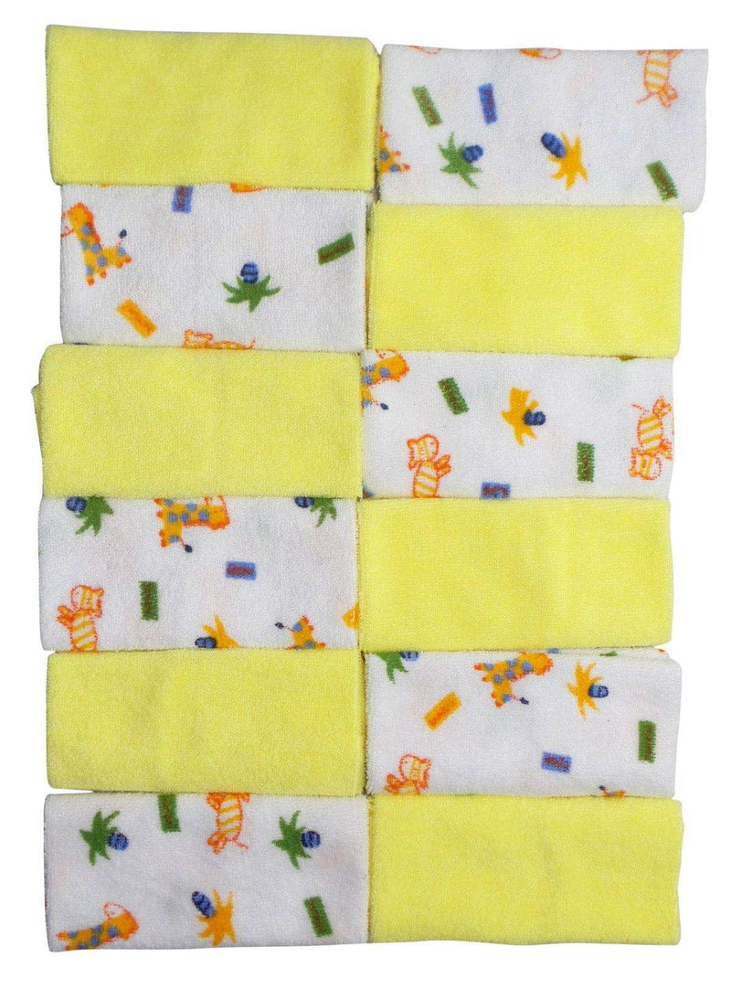 Twelve Piece Wash Cloth Set - Everetts Place: Online Boutique - Bathing