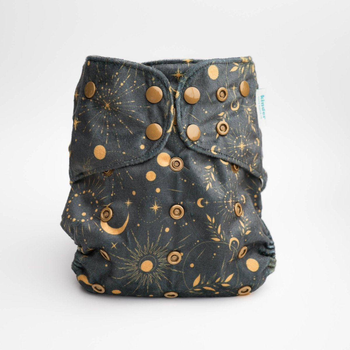 Patterned Lounger Pocket Cloth Diaper — Minky Fleece with Athletic Wicking Jersey - Everetts Place Boutique - Pocket Diaper