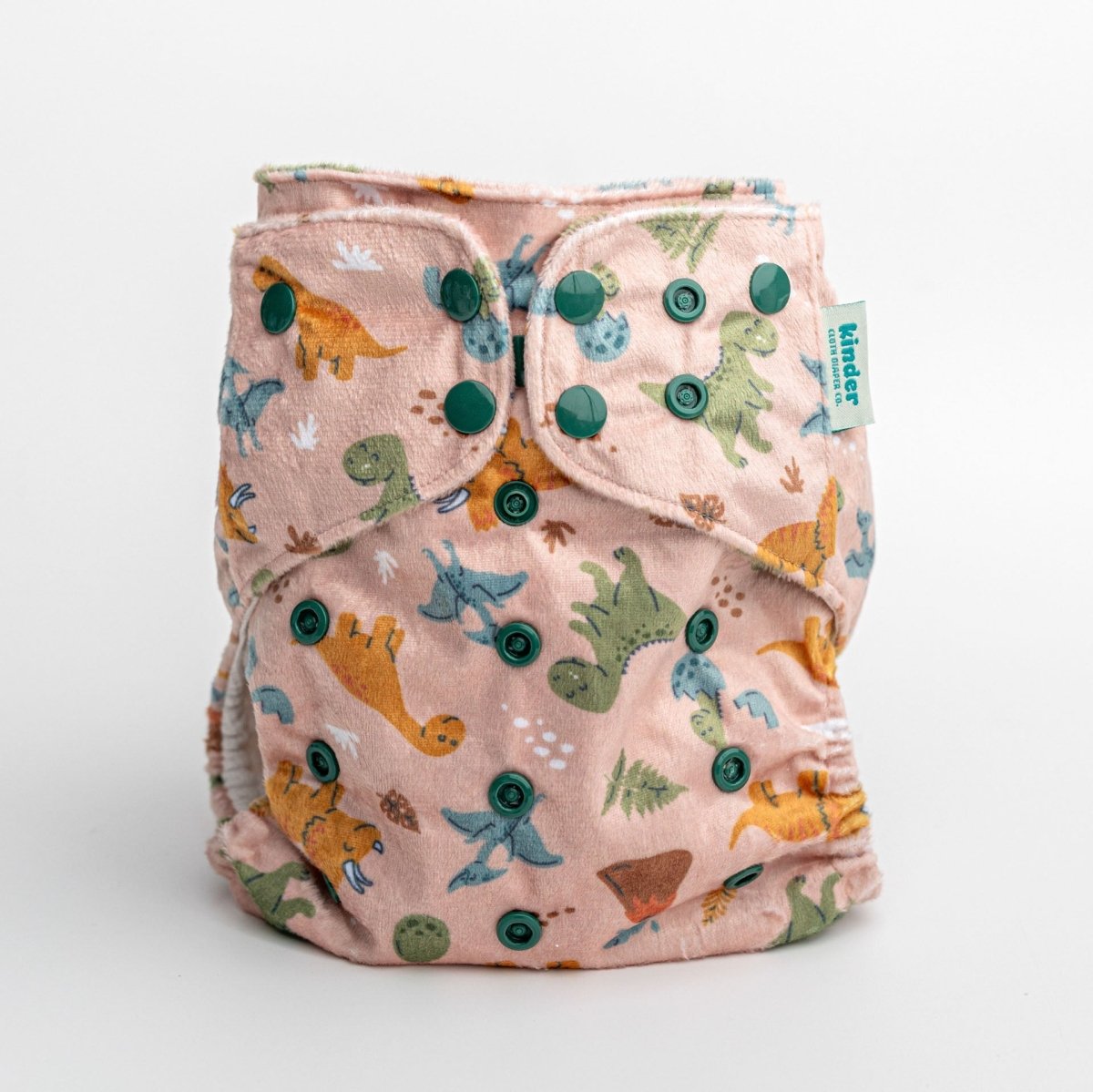 Kinder Cloth Diaper Co. Minky Fleece Cloth Diaper - Patterned Lounger with Wicking Jersey - Everetts Place Boutique - 