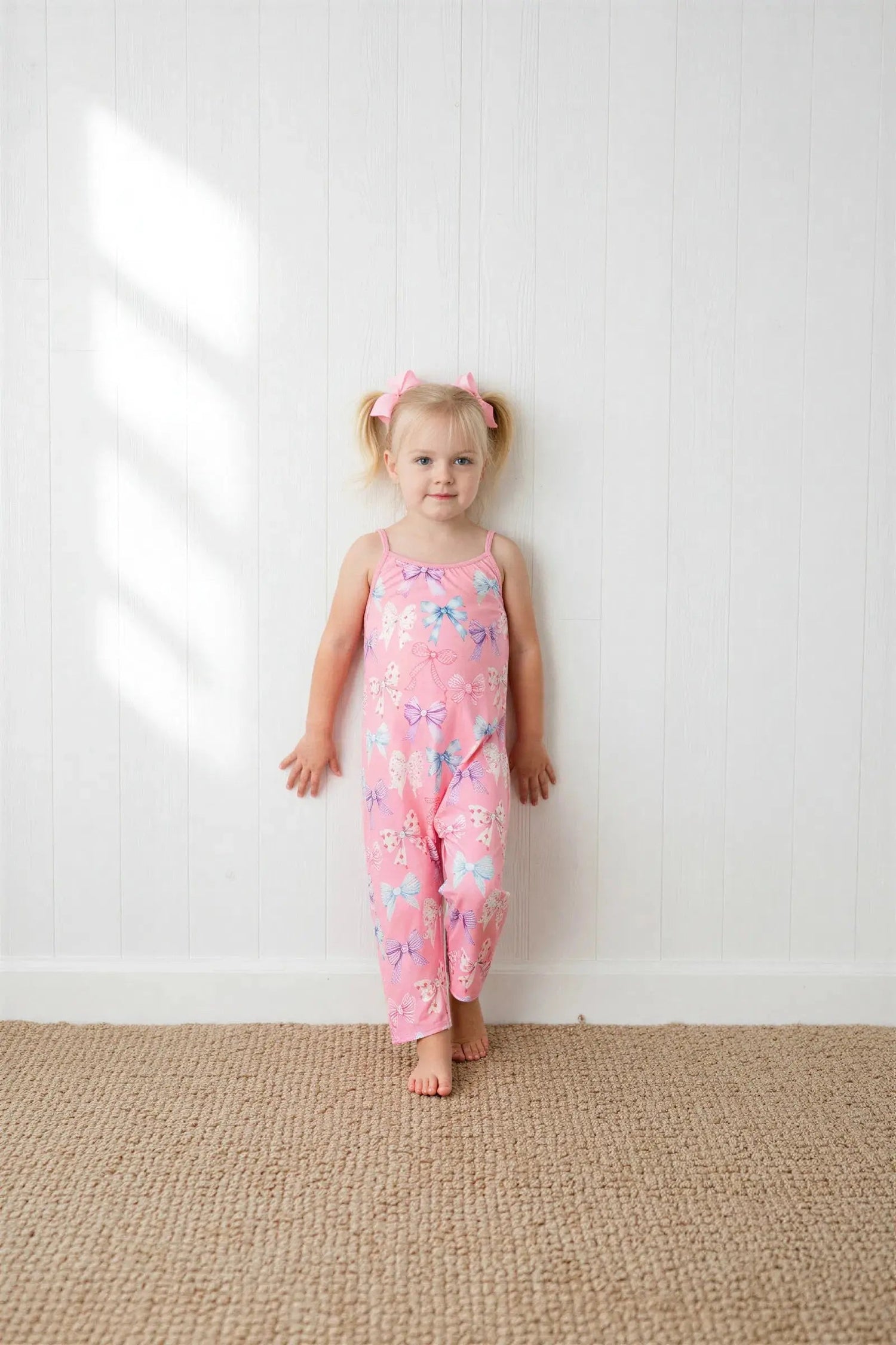 Twinkle Ties Jumpsuit - Baby & Toddler Clothing, Pink, Child, One-piece garment, Smile | Everetts Place