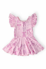 Twinkle Ties S/S Twirl Leotard - Pink, Dress, Day Dress, Baby & Toddler Clothing, One-piece garment | Everetts Place