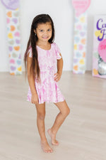 Mila & Rose ® Twinkle Ties S/S Twirl Leotard - 