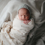 Mushie Organic Cotton Muslin Swaddle Blanket for Baby Cuddling and Nursing - Baby & Toddler > Swaddling & Receiving Blankets Swaddle