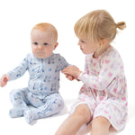 Angel Dear Twirly Long Sleeve Dress for Girls Soft Viscose from Bamboo Cozy Twirl Skirt - 