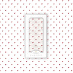 Newcastle Classics Two Hearts Bamboo Swaddle Blanket Soft Breathable Fabric for Baby Comfort - 