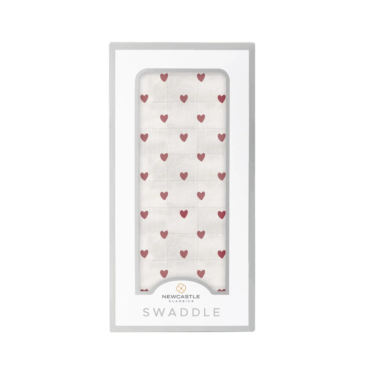 Newcastle Classics Two Hearts Bamboo Swaddle - 