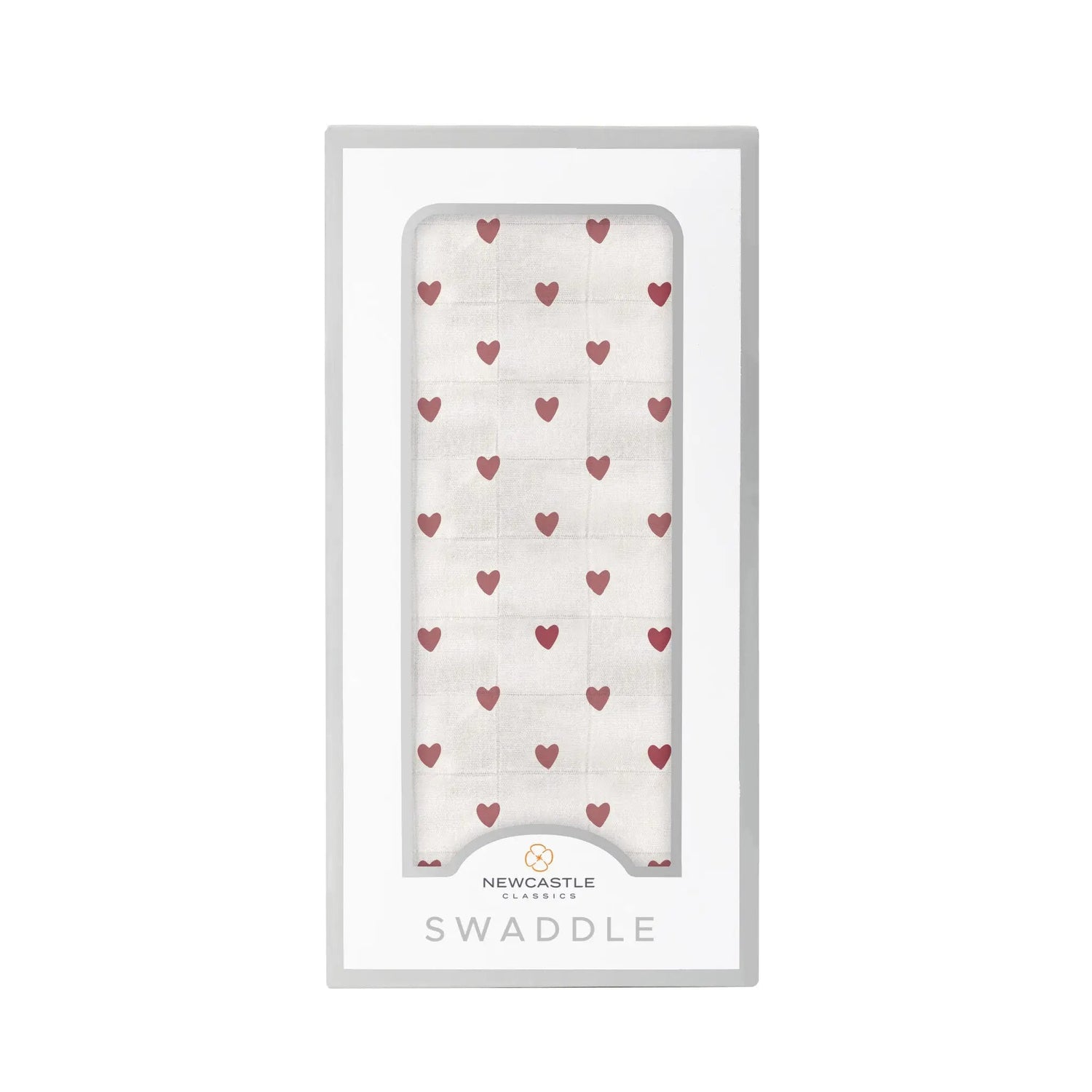 Newcastle Classics Two Hearts Bamboo Swaddle - 