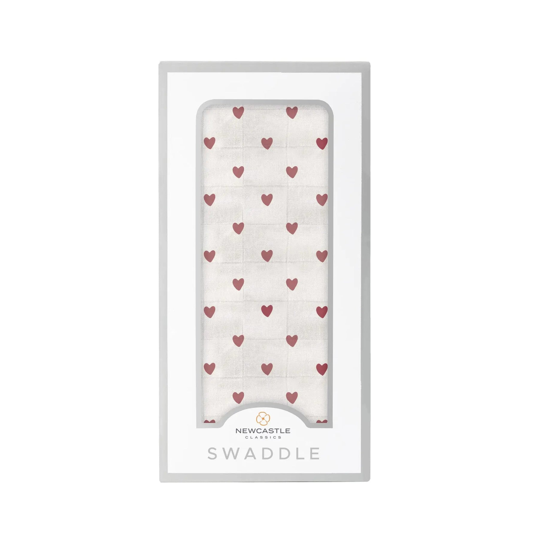 Newcastle Classics Two Hearts Bamboo Swaddle - 