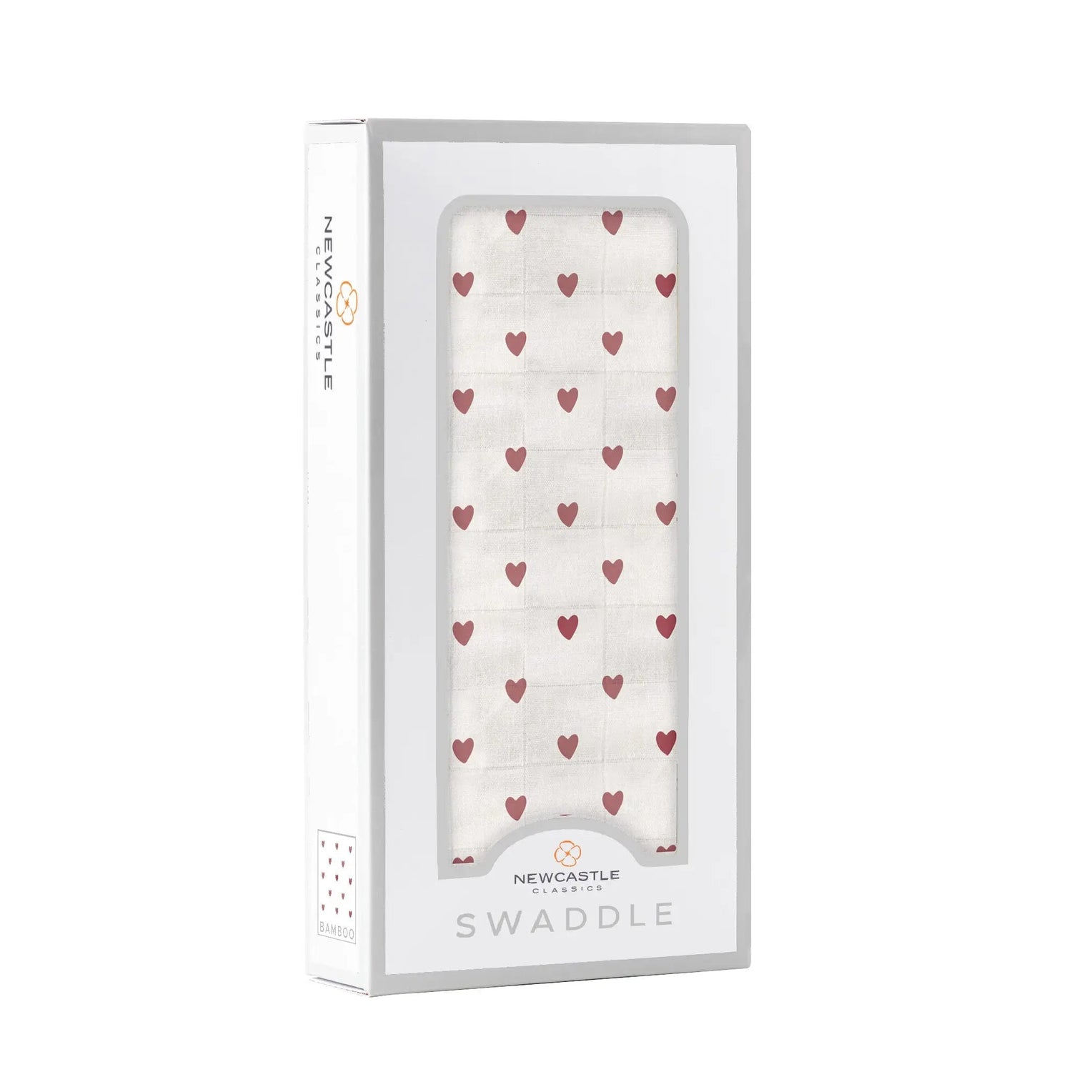 Newcastle Classics Two Hearts Bamboo Swaddle - 