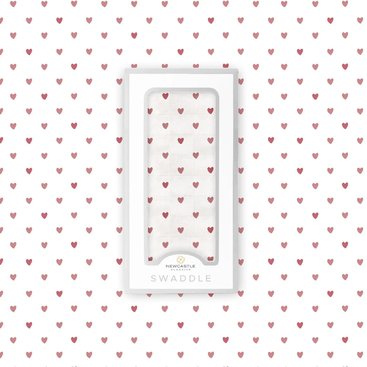 Newcastle Classics Two Hearts Bamboo Swaddle - 