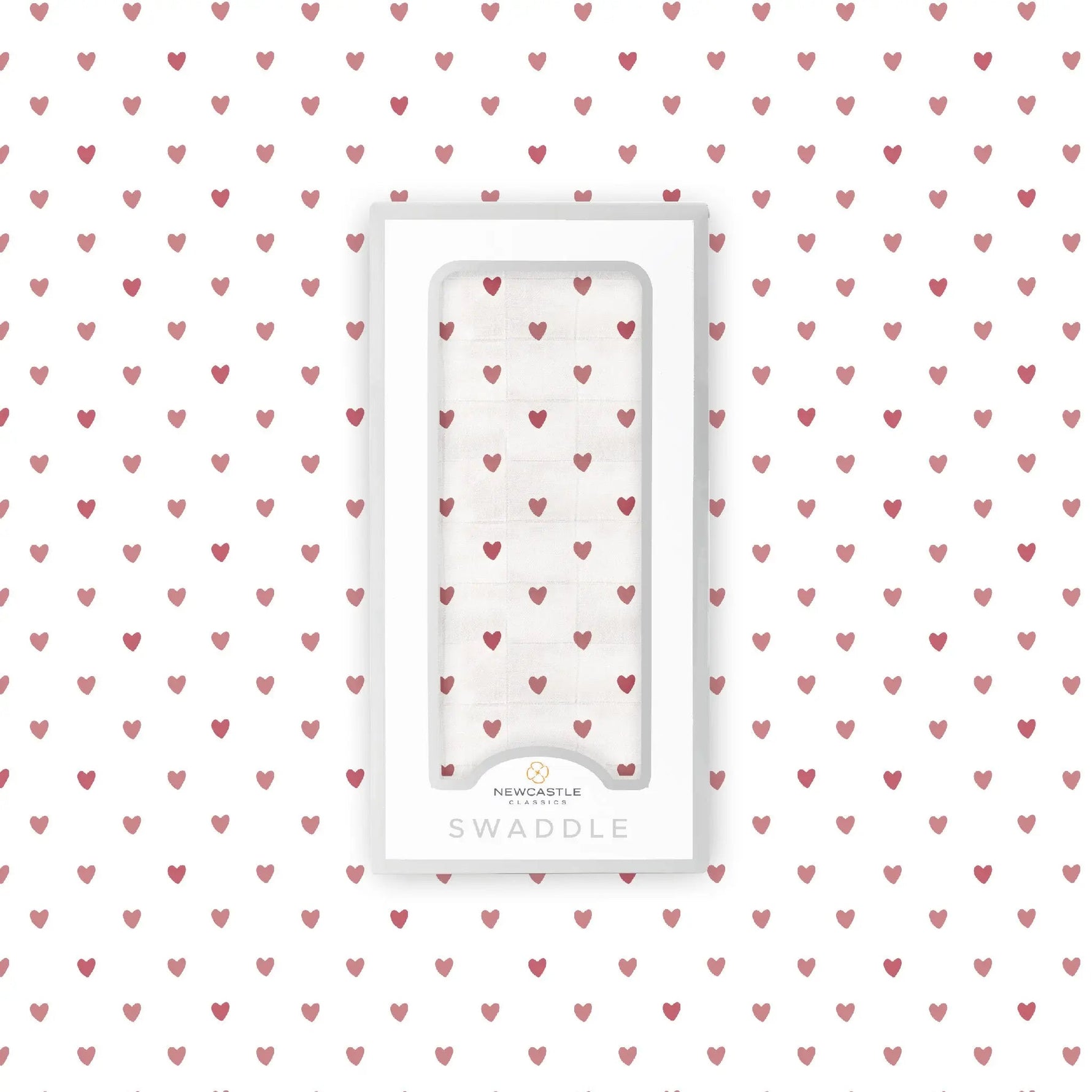 Newcastle Classics Two Hearts Bamboo Swaddle - 