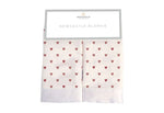 Newcastle Classics Two Hearts Newcastle Security Blankets Made of Soft Bamboo Muslin for Kids - Baby & Toddler > Swaddling & Receiving Blankets > Receiving Blankets Bamboo Security Blanket