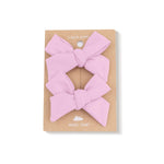 Angel Dear Two Pack Bow Clips Tiny Bows For Little Baby Accessories - Everetts Place Boutique - 