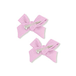 Angel Dear Two Pack Bow Clips Tiny Bows For Little Baby Accessories - Everetts Place Boutique - 