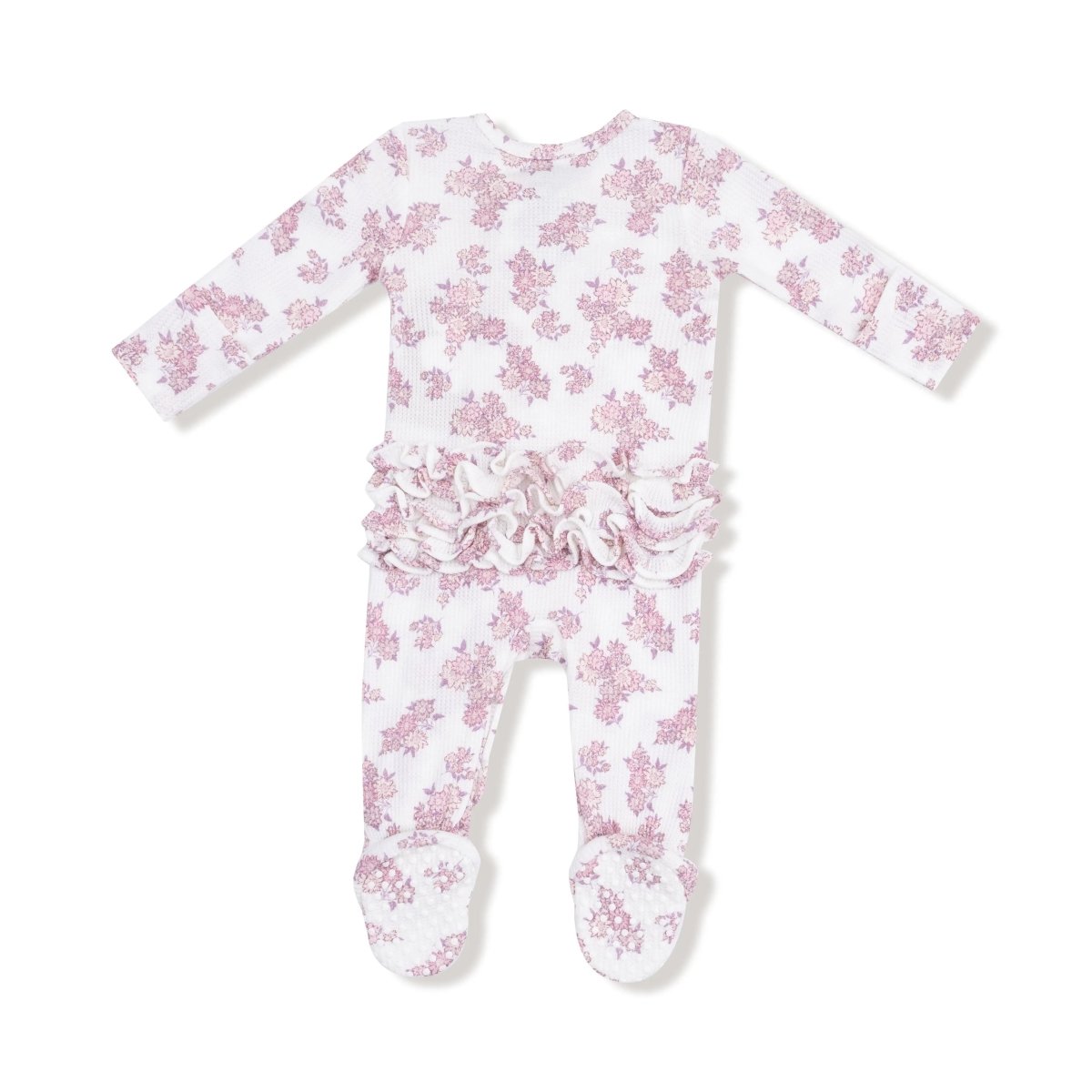 Angel Dear Two Way Ruffle Zipper Footie Bamboo Viscose Comfort - Everetts Place Boutique - 