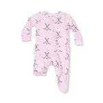 Angel Dear Two Way Zipper Ruffle Back Baby Footie Soft Bamboo Fabric - Everetts Place Boutique - 