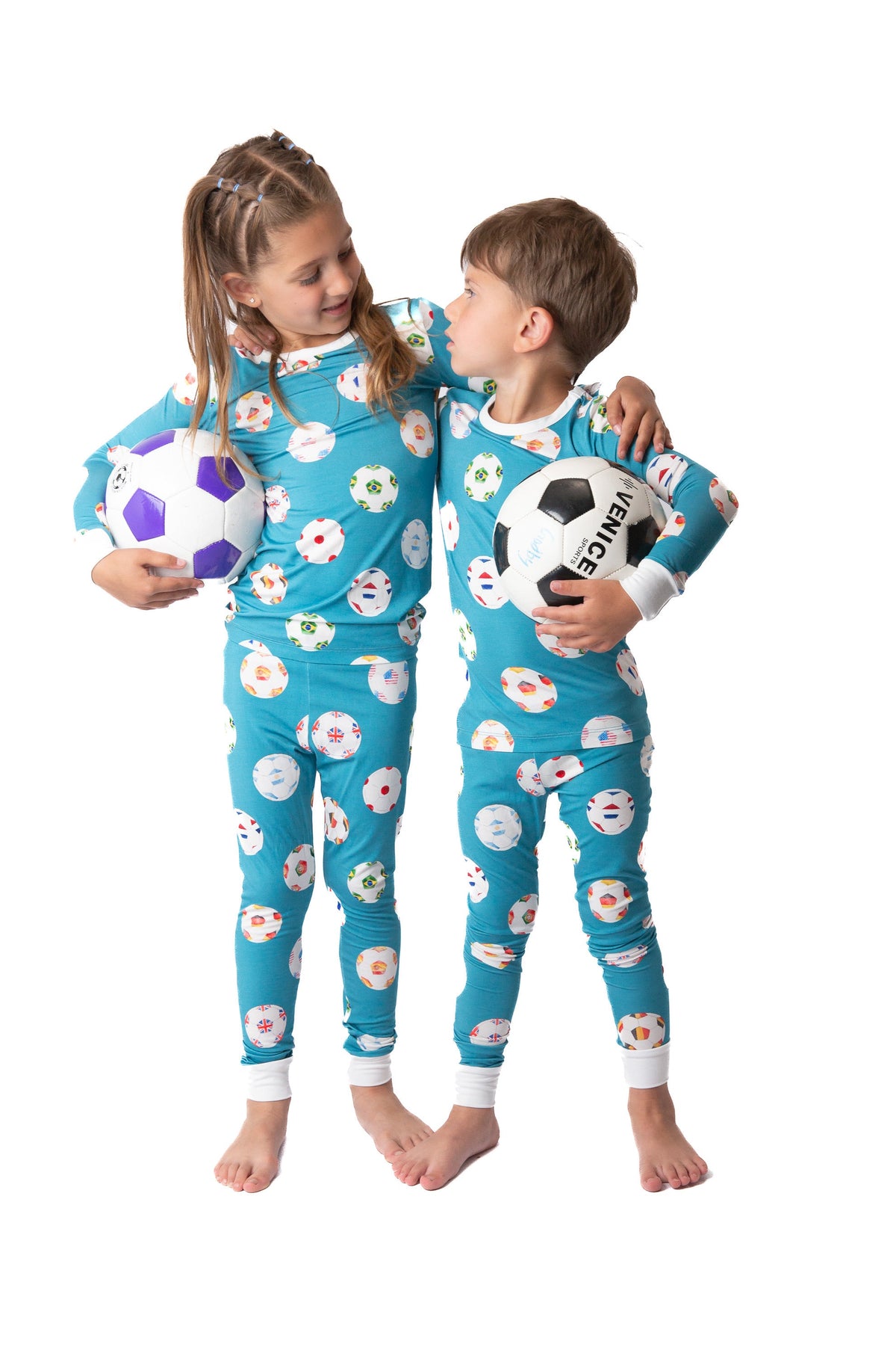 My First Soccer Toddler Bamboo Pajamas | Soccer Two Piece Sleepwear by Rayn’s Tiny Stitches