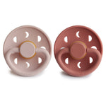 Mushie Frigg Moon Natural Rubber Pacifier 2 Pack - Baby & Toddler > Baby Health > Pacifiers & Teethers RUBBER FRIGG PACIFIERS