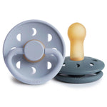 Mushie Frigg Moon Natural Rubber Pacifier 2 Pack - Baby & Toddler > Baby Health > Pacifiers & Teethers RUBBER FRIGG PACIFIERS