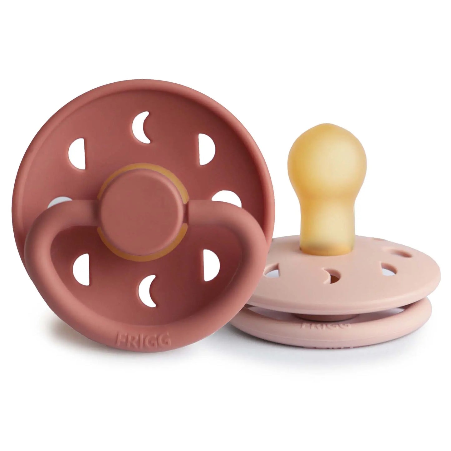 Frigg Moon Natural Rubber Pacifier 2 Pack Mushie