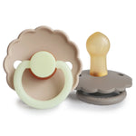 Mushie Frigg Daisy Night Natural Rubber Pacifier 2 Pack - Baby & Toddler > Baby Health > Pacifiers & Teethers RUBBER FRIGG PACIFIERS