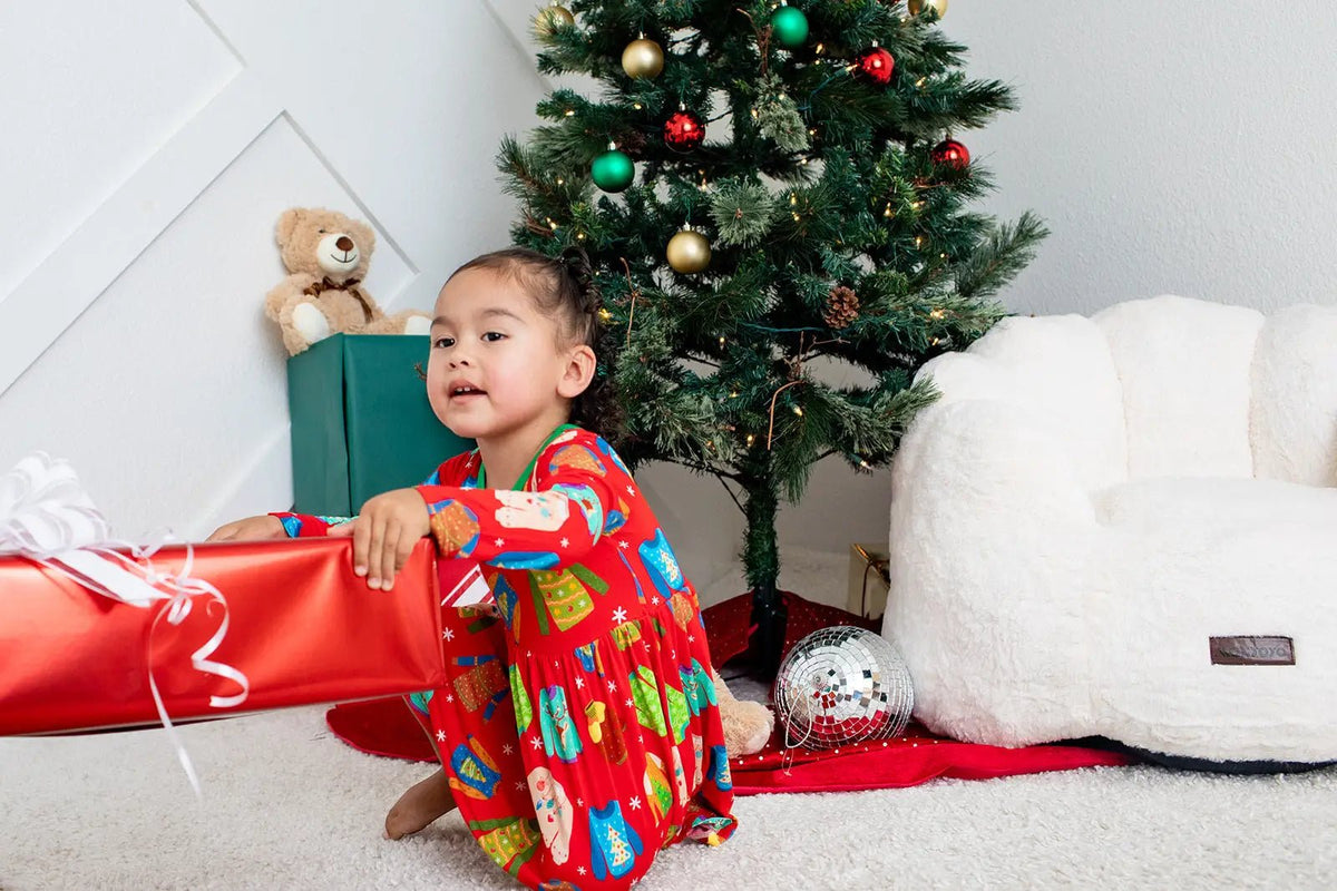 Bestaroo Ugly Sweater Party Dress For Toddlers In Soft Bamboo Fabric By Bestaroo - 