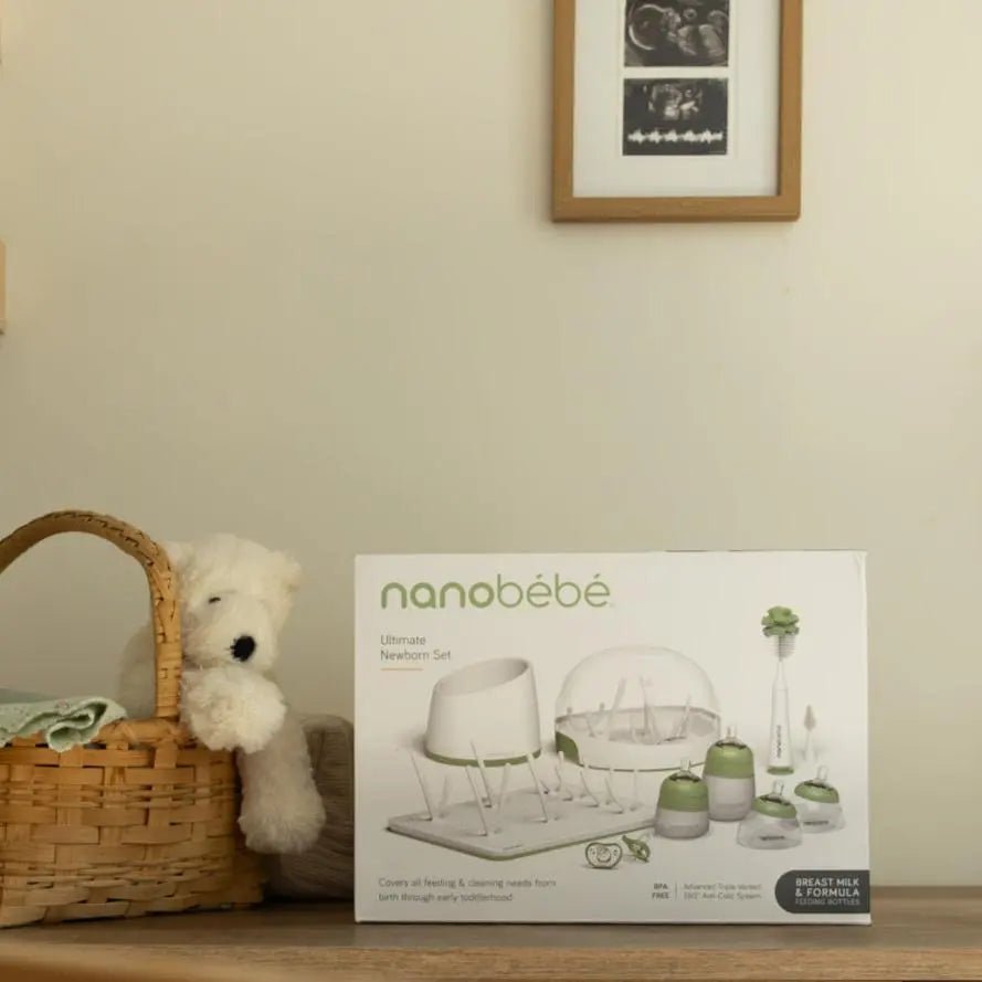Nanobébé Ultimate Newborn Baby Bottle Feeding Set with Award - Winning Design - 