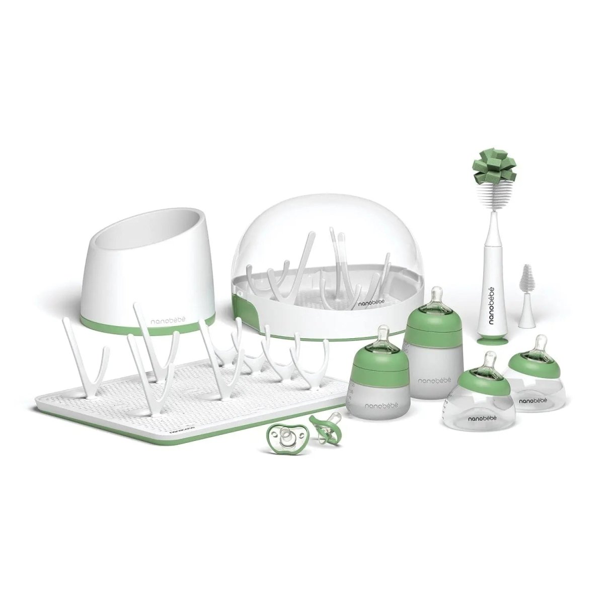 Nanobébé Ultimate Newborn Baby Bottle Feeding Set with Award - Winning Design - 