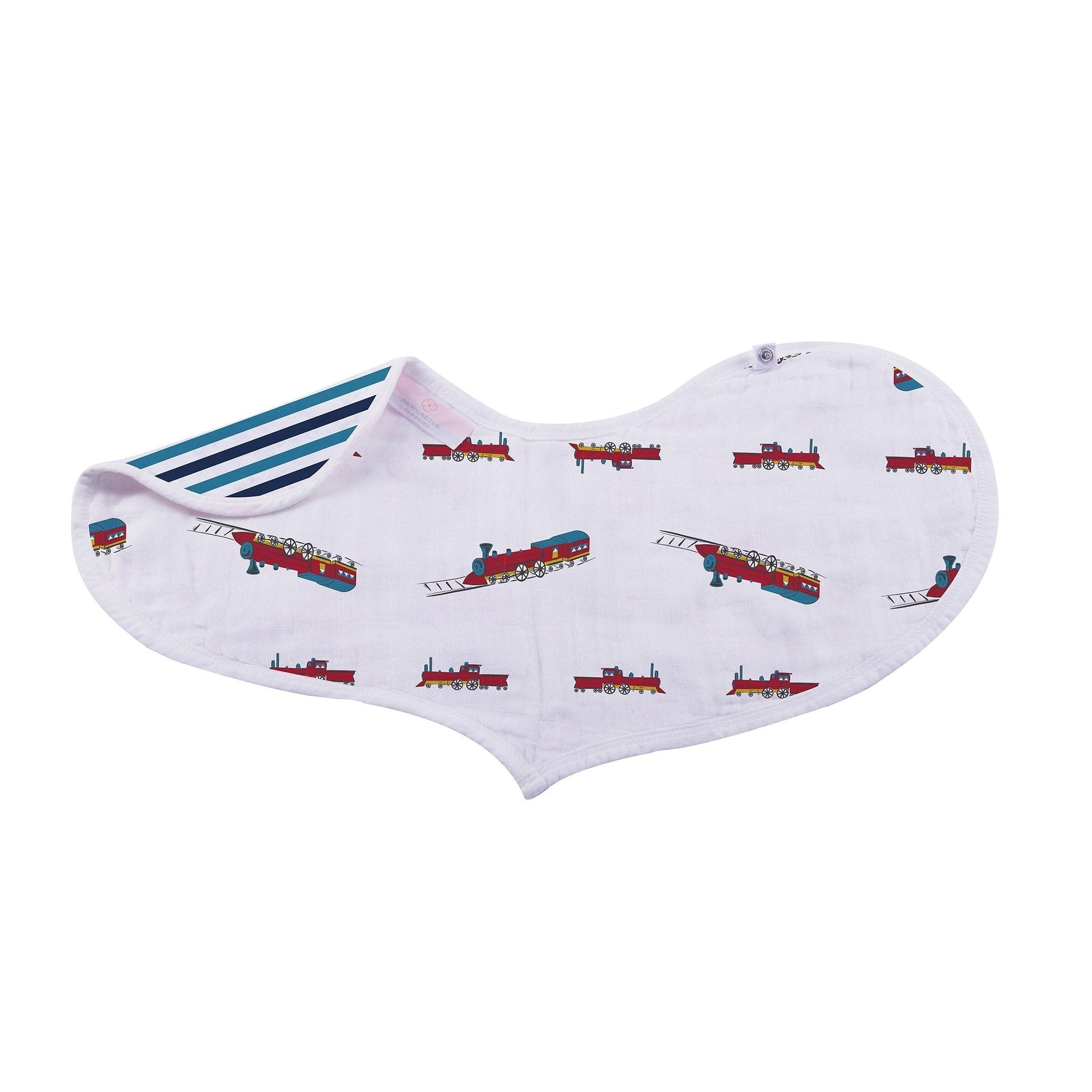 Ultimate Road Trip Bamboo Heart Bib Set 2 Pack Soft Absorbent Muslin Newcastle Classics