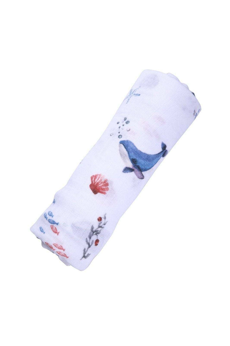 Under the Sea Organic Swaddle - Everetts Place: Online Boutique - Gifts