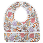 Texas Tushies Under Waves Flip Bib with Pocket Machine Washable for Messy Eaters - Baby & Toddler > Nursing & Feeding > Bibs Baby & Toddler Clothing